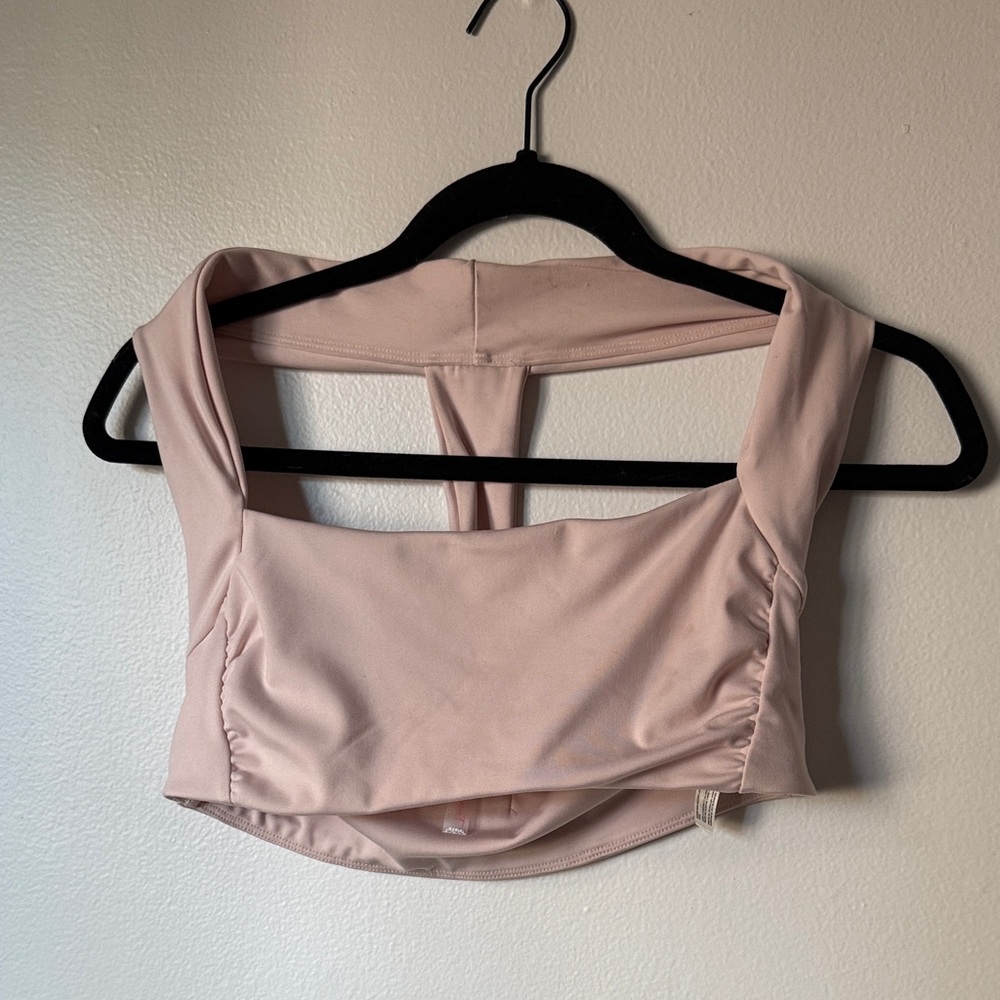 FP Movement by Free People Blush Square-Neck Crop Tank